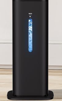 Humidifier Replacement Water Tank Black by letme