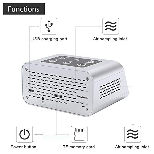 A16 Air Quality Monitor Indoor PM1.0 PM2.5 PM10 Dust Meter TVOC HCHO Pollution - Image 9