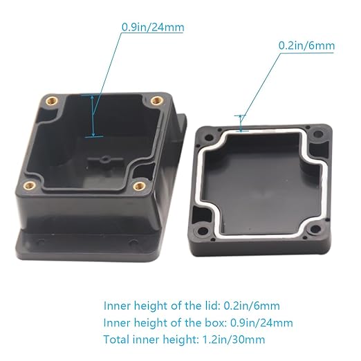 Zulkit Junction Box ABS Plastic Dustproof Waterproof IP65 Universal Electrical - Image 6
