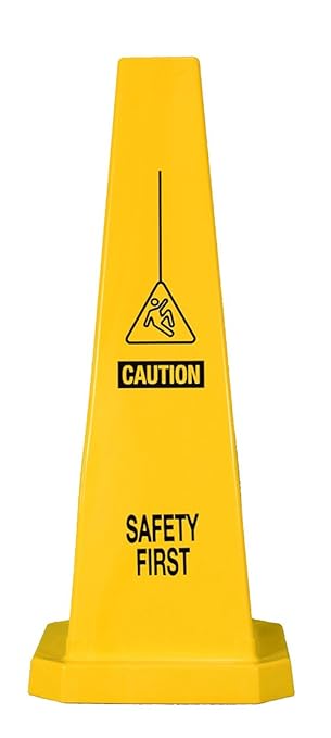 Cortina Lamba 25" Cone "Safety First" by Cortina+Safety+Products