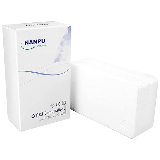 NANPU 1/4" NPT Auto-Drain Air Filter Regulator Lubricator Combo Water/Oil Trap - Image 7