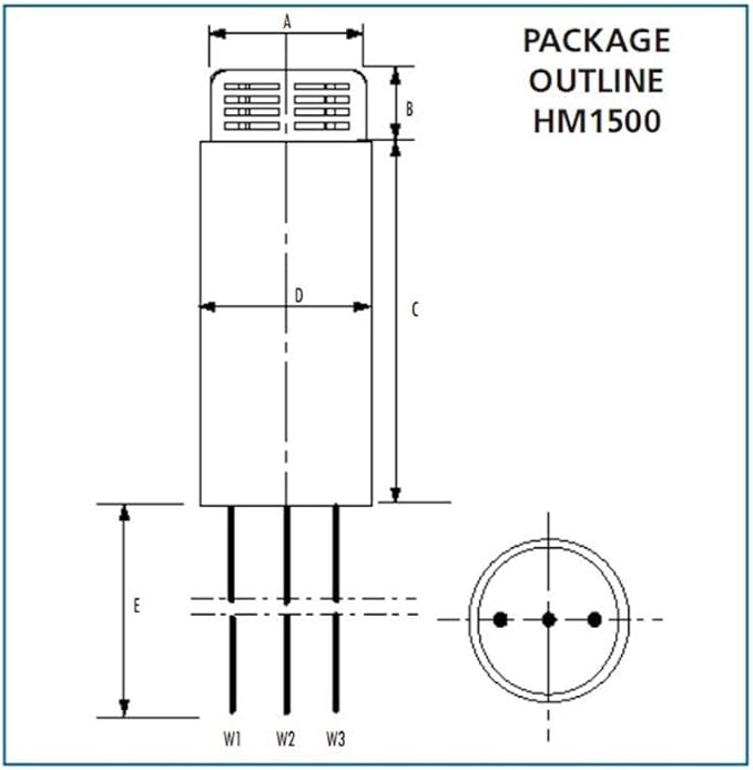 Taidacent Capacitive Linear Voltage Output Humidity Module Measure Relative - Image 2