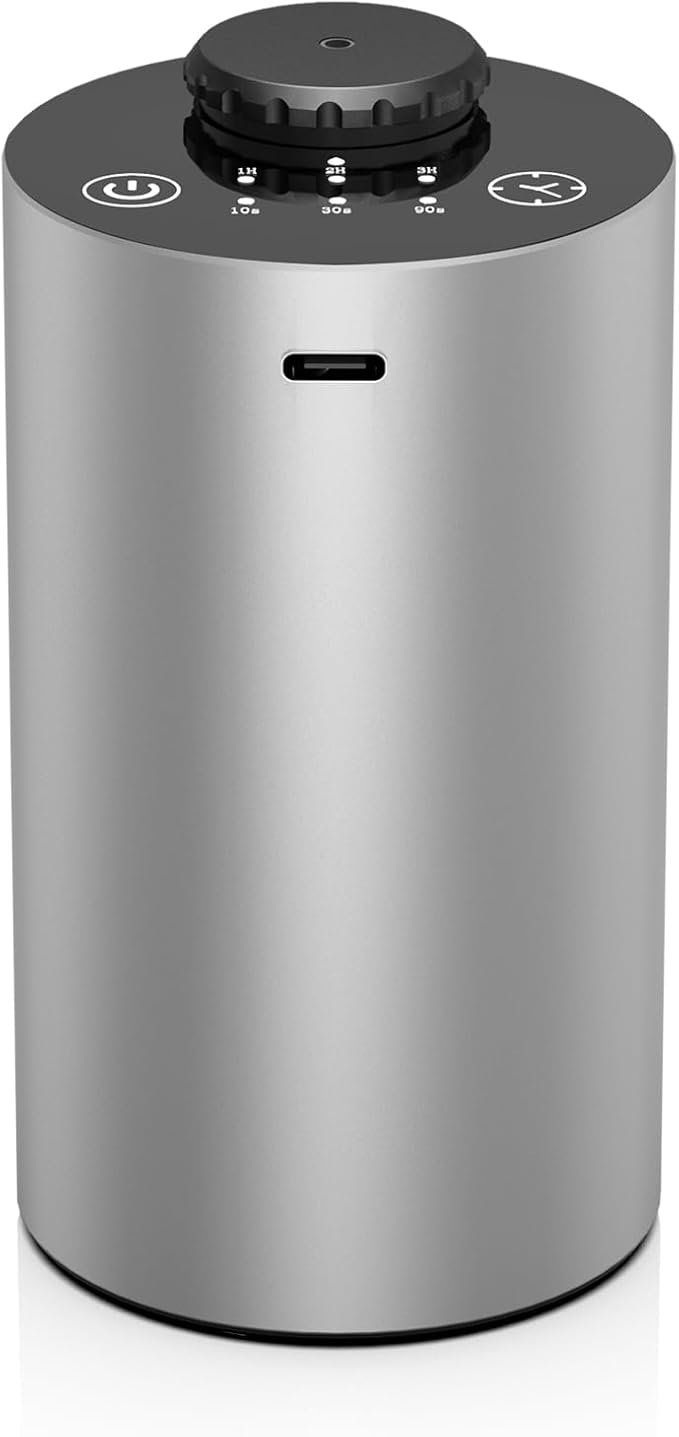 Waterless Essential Oil Diffuser, Battery Powered Mini Scent Air Machine by konchile