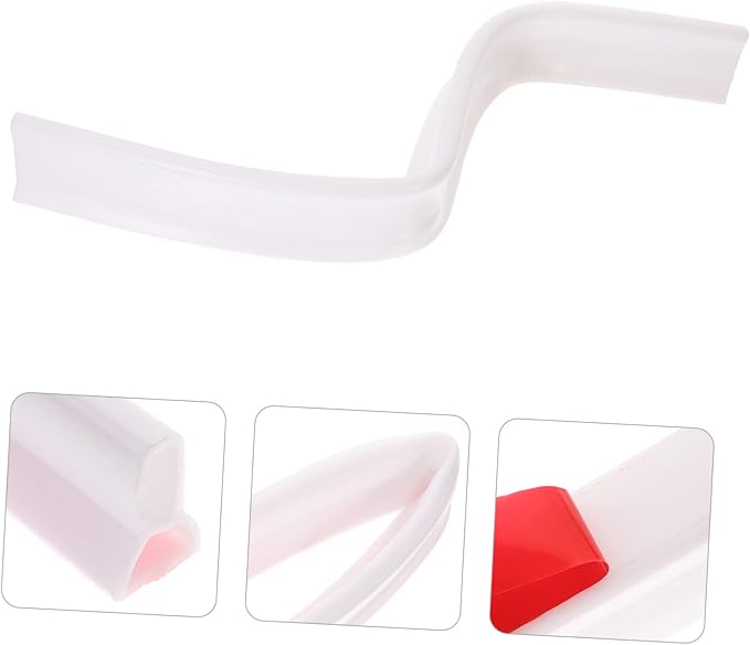 Mikikit Strip for Bathroom and Kitchen Silicone Water Barrier for Wet and Dry - Image 9