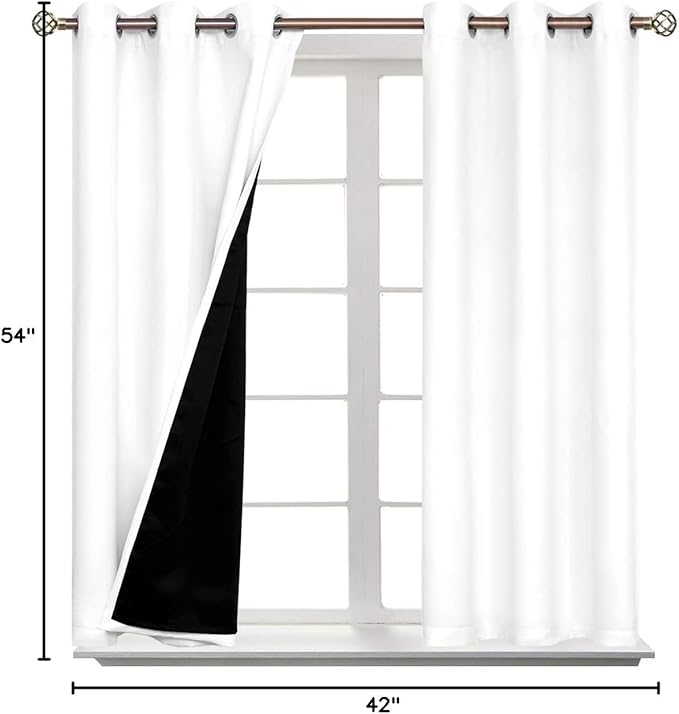 BGment Short 100% Blackout Curtains - Image 10