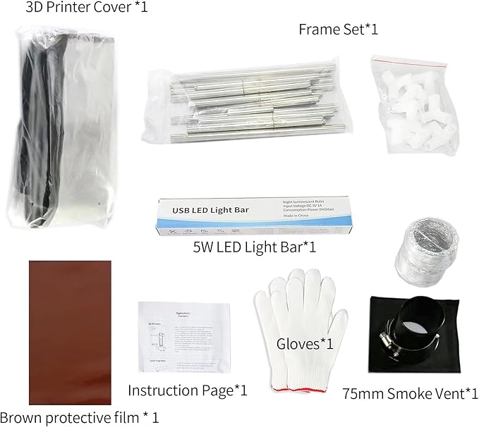 3-in-1 Multifunctional 3D Printer Enclosure Laser Engraver Eye Protective - Image 8
