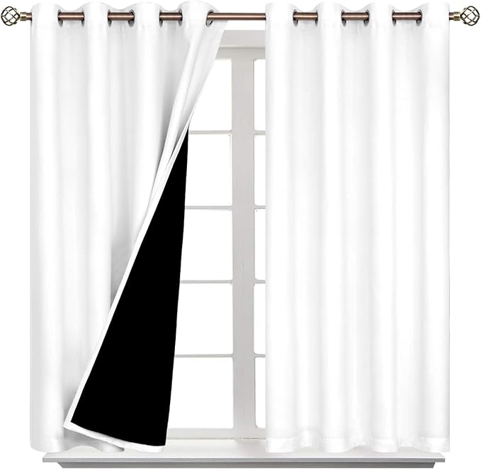 BGment Short 100% Blackout Curtains - Image 8