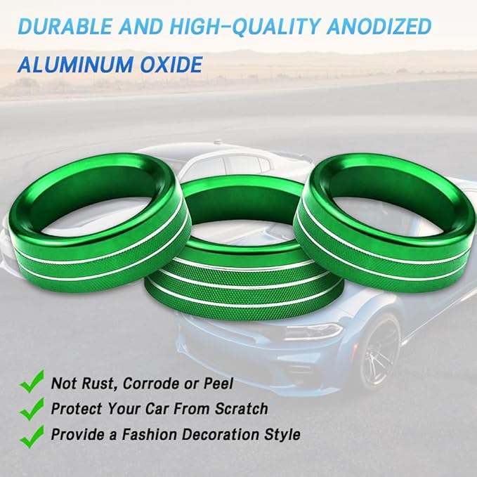 3PCS Air Conditioner Switch Button Knob Cover, Auto Accessories Climate Control - Image 7