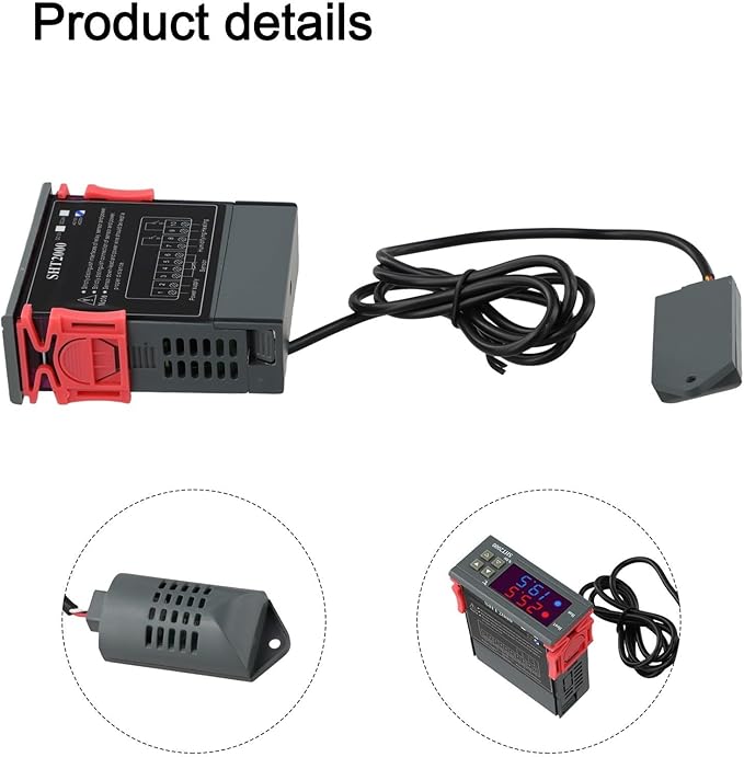 Humidity Controller SHT2000 Intelligent Digital Display Temperature Thermostat - Image 9