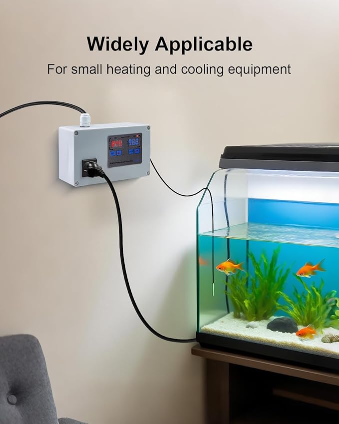1100W Digital Temperature Controller, 110V 10A Thermostat Switch - Image 6