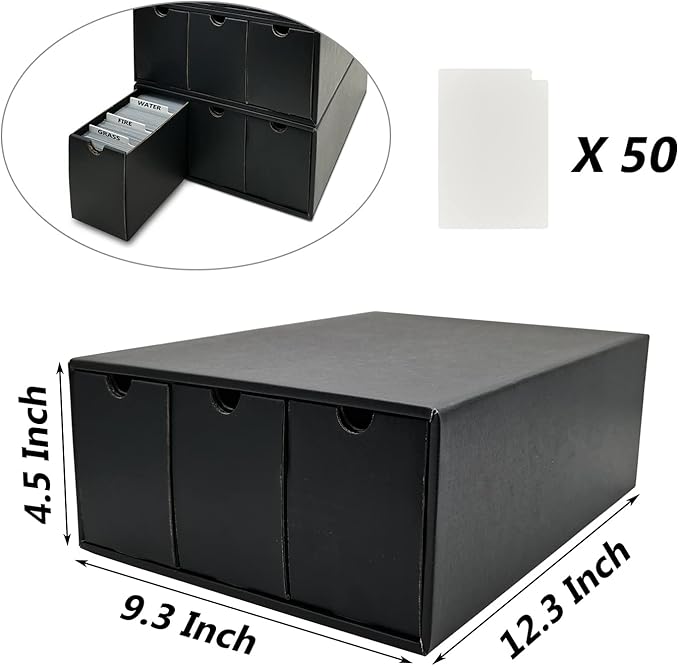 Trading Card Storage Box, Collector Cardboard Card Box - Image 8