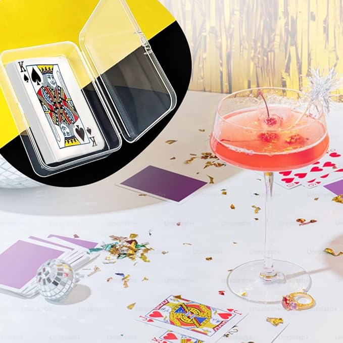 Clear Plastic Playing Card Case Set - Image 7