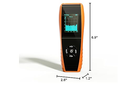 Temtop Air Quality Monitor PM2.5 PM10 Particle Counter, Formaldehyde, - Image 10