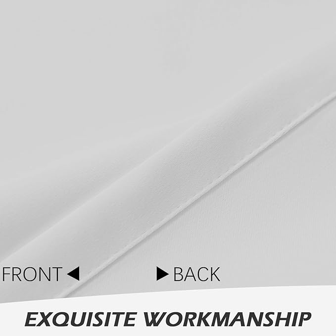 MYSKY HOME White Door Curtains Blackout Curtains - Image 7