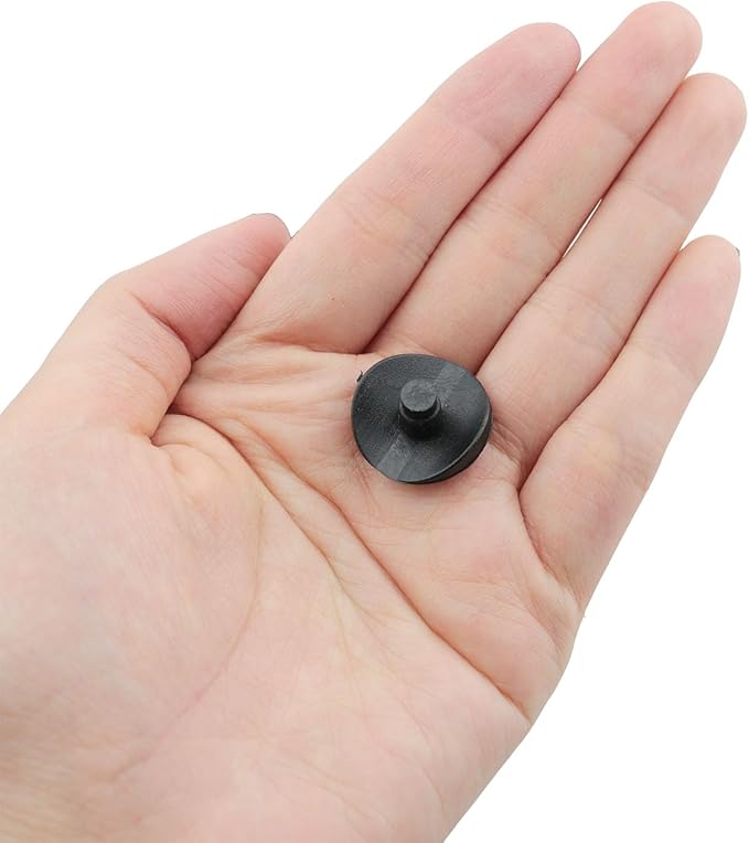HJGarden 20pcs 3/4" Coved Stem Natural Bumper Glide Black Increased - Image 5