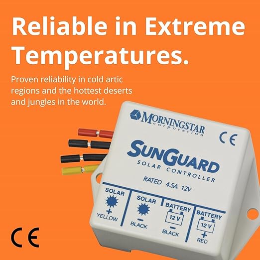 Morningstar Sunguard 4.5A PWM Solar Charge Controller - Image 6