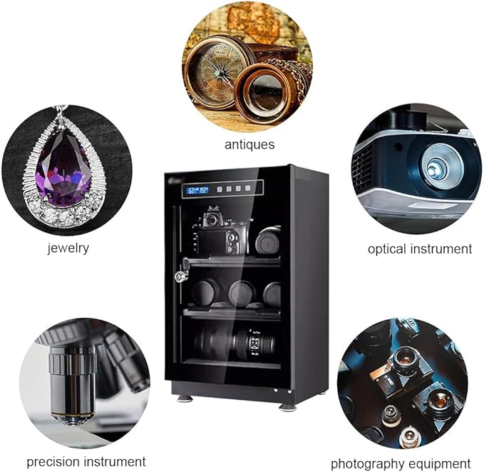 Camera Dehumidification Cabinet, SLR Camera Box, Electronic Equipment and - Image 8