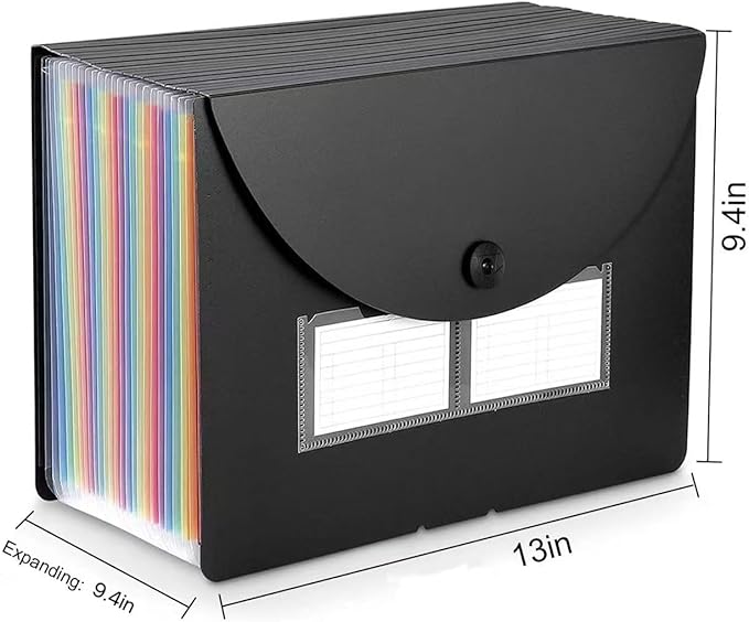 Expandable Folder with Multi-Layer Tabs, A4/Letter Size, Keeps Documents Dry - Image 7