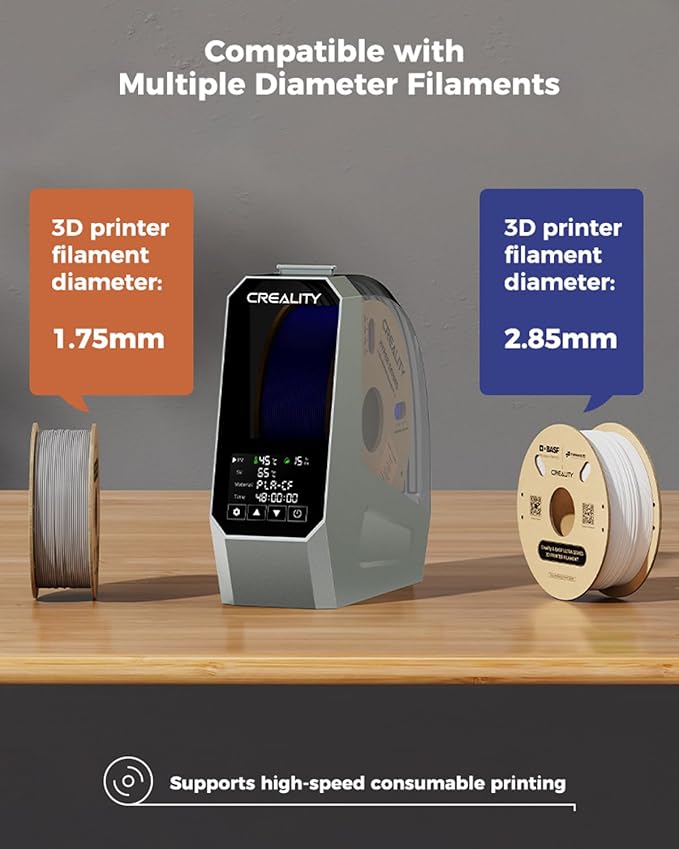 Creality Space Pi Filament Dryer, 360° Hot-Air Heating 3D Printer Filament - Image 7