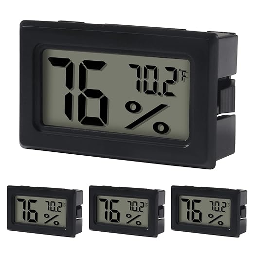 4 Pack Mini Hygrometer Thermometer Digital Electronic Temperature Humidity - Image 8