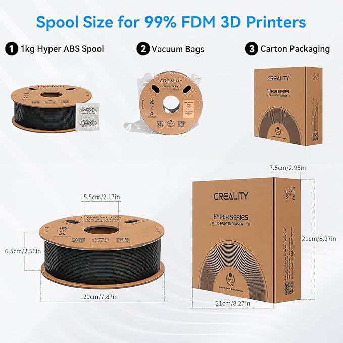 Official Creality Hyper ABS Filament 1.75mm, 3D Printer Filament ABS - Image 7