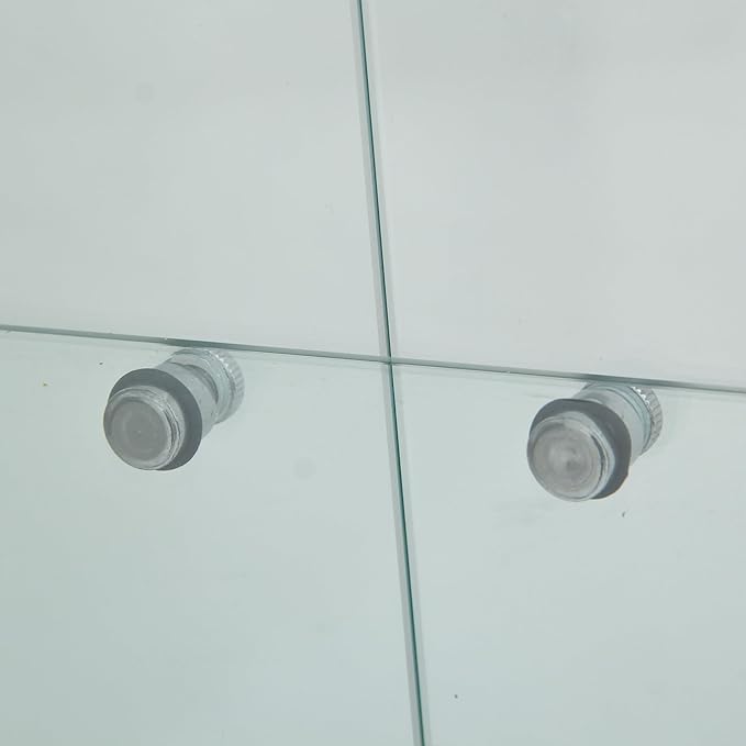 Yoluckea 4 Shelves Glass Display Cabinet - Image 9