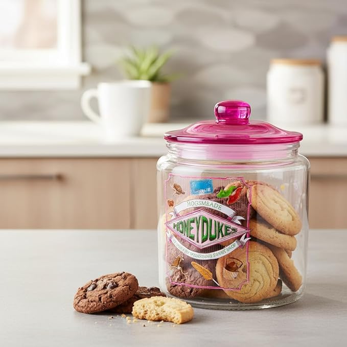 Silver Buffalo Harry Potter Hogsmeade Honeydukes Treats Glass Cookie Snack - Image 11