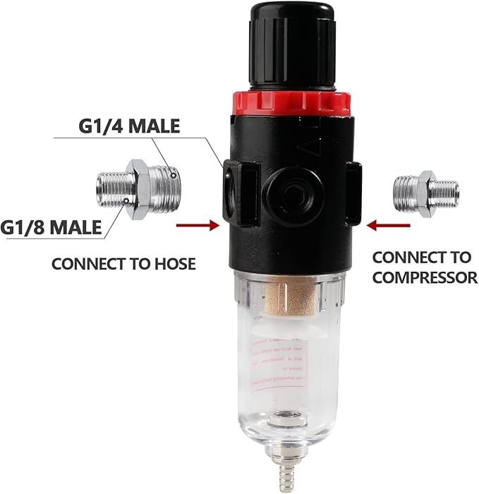 AFR-2000 Pressure Regulator Water Trap Filter - Image 4