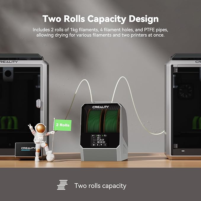 CREALITY Space Pi Filament Dryer Plus – Dual Spool 360° Hot-Air Circulation - Image 9