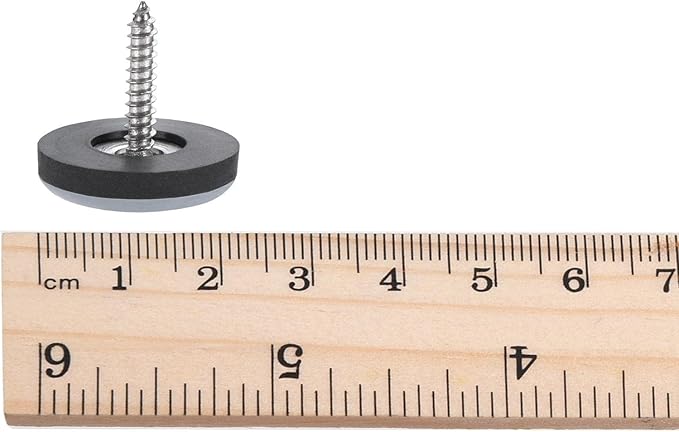 uxcell 22mm Furniture Feet Slider Glides Screw-in Chair Leg Protector Pads PTFE - Image 6