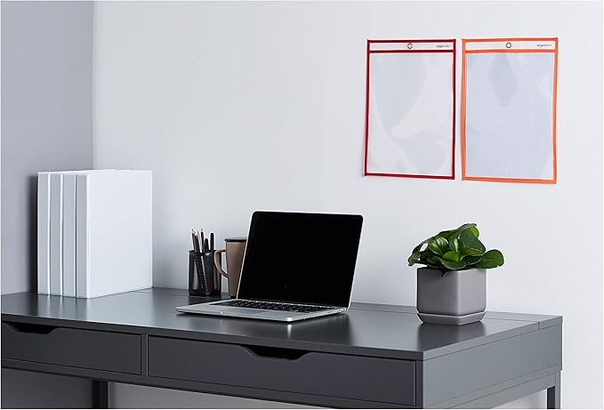 Amazon Basics Heavy Duty Dry Erase Job Ticket Holders, Document Protectors - Image 6