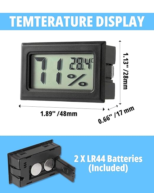 Hygrometer, Humidity Meter, Hydrometer, Room Thermometer Indoor, Humidity Sensor - Image 5