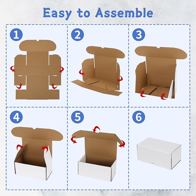 EXYGLO Trading Card Storage Box 25 Pack 520 Count 20pt, 10.6x4.1x3.2 Inch White - Image 7