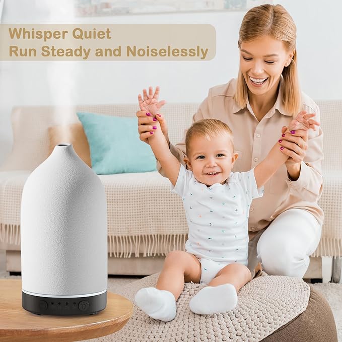 Diffuserlove Ceramic Diffuser 160ML Essential Oil Diffusers Aromatherapy - Image 6