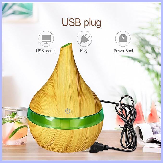 FULLBELL Cool Mist Humidifier, 10-20 Hours Runtime, 7 Color Lights, 2 Modes - Image 7