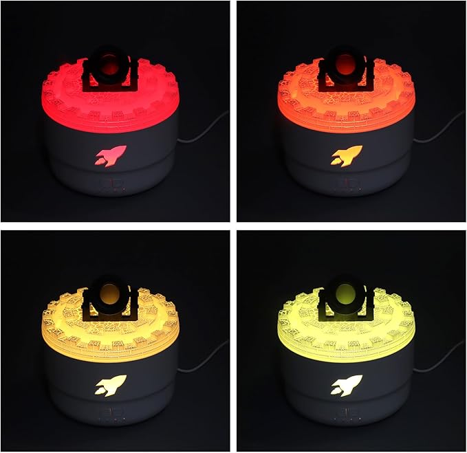 Essential Oil Diffuser Humidifier, Quiet 200ml Cool Mist Humidifier Aromatherapy - Image 9