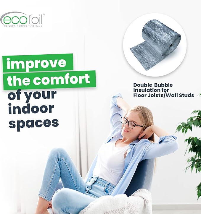 EcoFoil rFoil Floor Joist & Wall Insulation 16” x 125’ – Double Bubble - Image 9