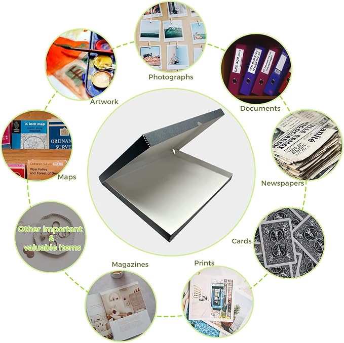 Lineco Folio Storage Box, Clamshell Design - Image 8