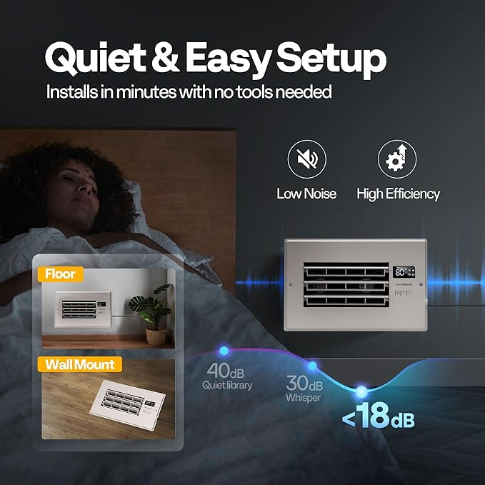 VIVOHOME 6'' x 10'' Opening Register Booster Fan - Image 8