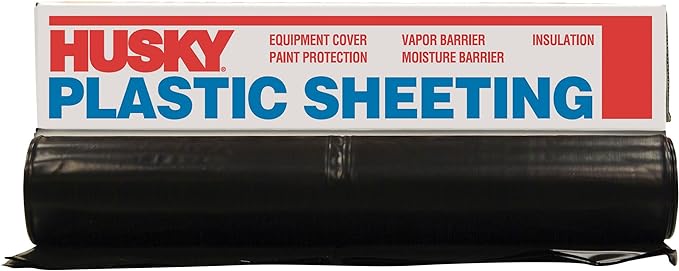 Husky CF0606B 6 ML Polyethylene Plastic Sheeting by SnowLion