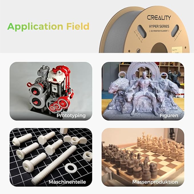 Official Creality Hyper PLA Filament Bundle, No-Tangling Stronger Toughness Fit - Image 8
