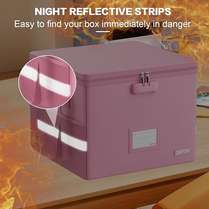 ENGPOW 5200°F File Box Fireproof Document Box - Image 9