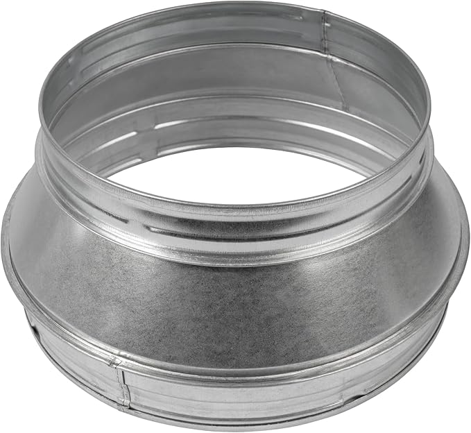 Vent Systems 10" Inch to 8" Inch Duct Reducer – Galvanized Steel HVAC Pipe - Image 9
