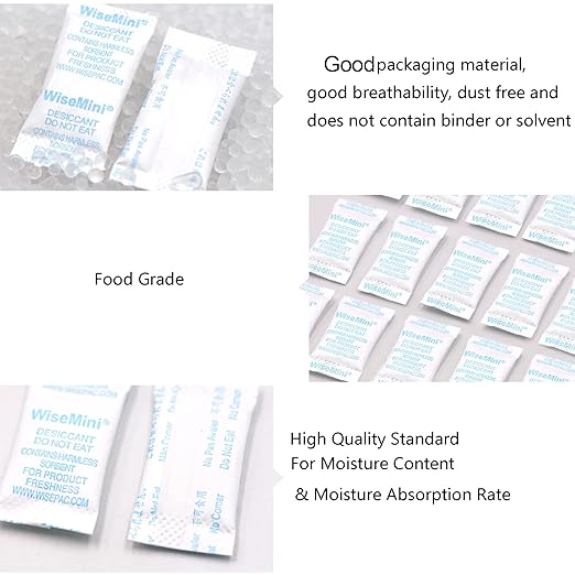 Silica Gel Packets, 0.5 Gram 1400 Silica Packets, Food Grade Dessicant - Image 7