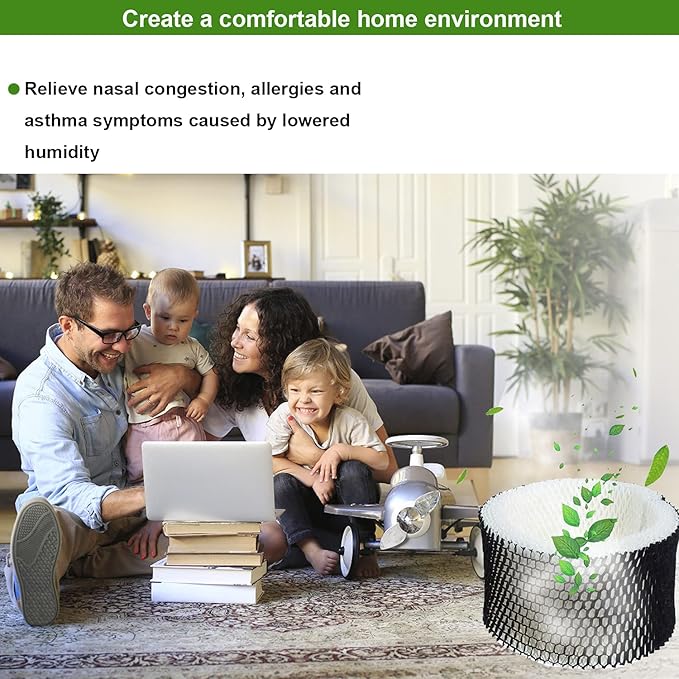 4-Pack Humidifier Wicking Filter Compatible - Image 6