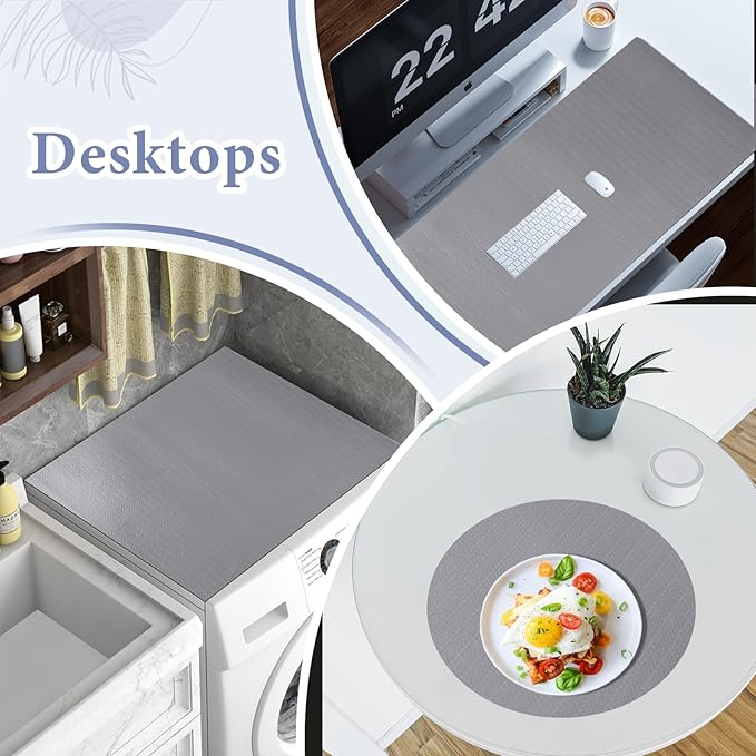 Drawer and Shelf Liner for Kitchen Cabinet: 17 in X 20 Ft Non Slip Waterproof - Image 8