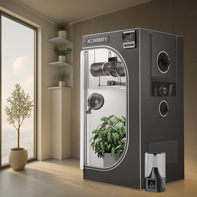 AC Infinity CLOUDLAB 894, Advance Grow Tent 8x4, Thickest 1" Poles, 2000D Mylar - Image 7