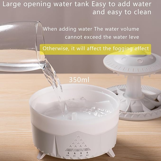 Raindrop Humidifiers for Bedroom -Essential Oil Diffuser - Image 6