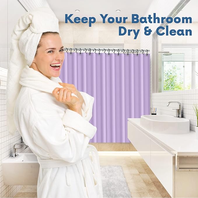Premium Shower Curtain Liner, 6G PEVA Shower Curtain - Image 7