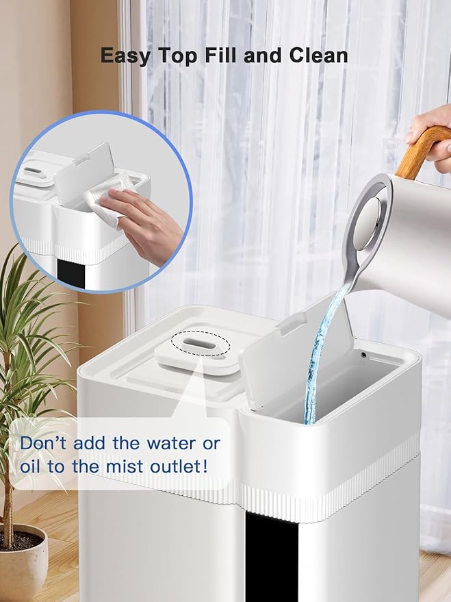 13L/3.4Gal Humidifiers for Bedroom, Ultrasonic Warm & Cool Mist Humidifier - Image 9